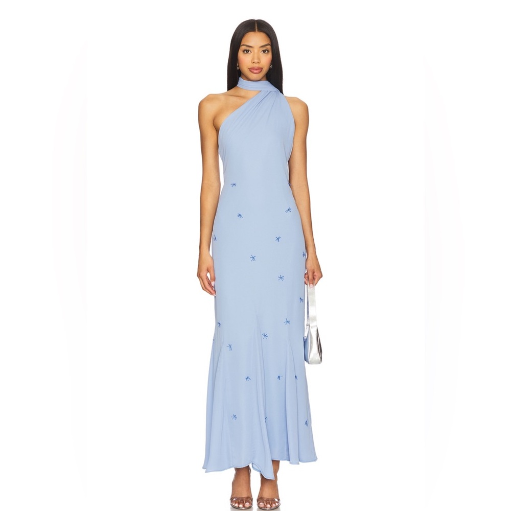 Baobab Collection, Blue One-Shoulder Dress